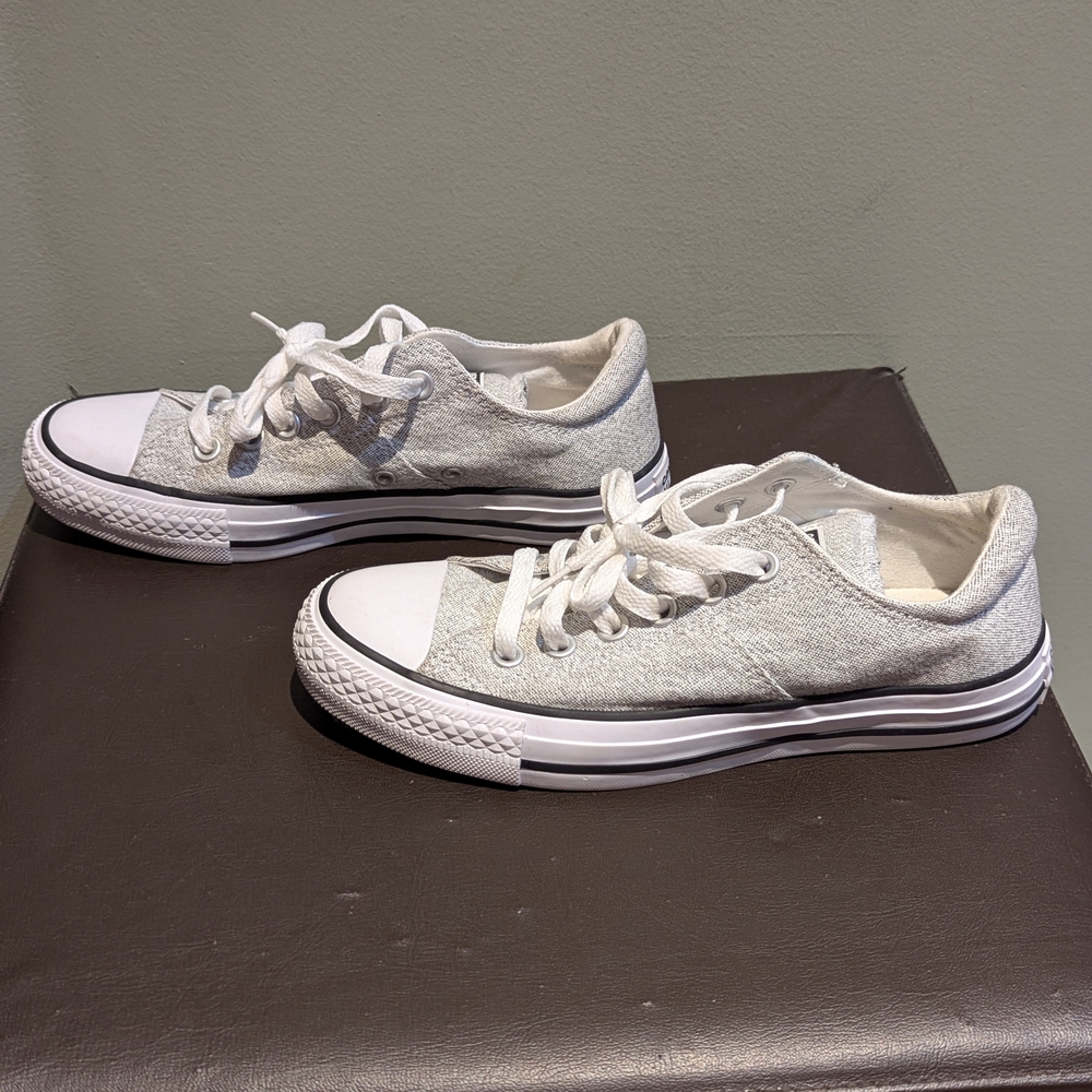 Women's Gray Converse Chuck Taylor All Star Sneakers